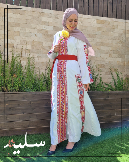 White abaya – عباية بيضاء من سليم