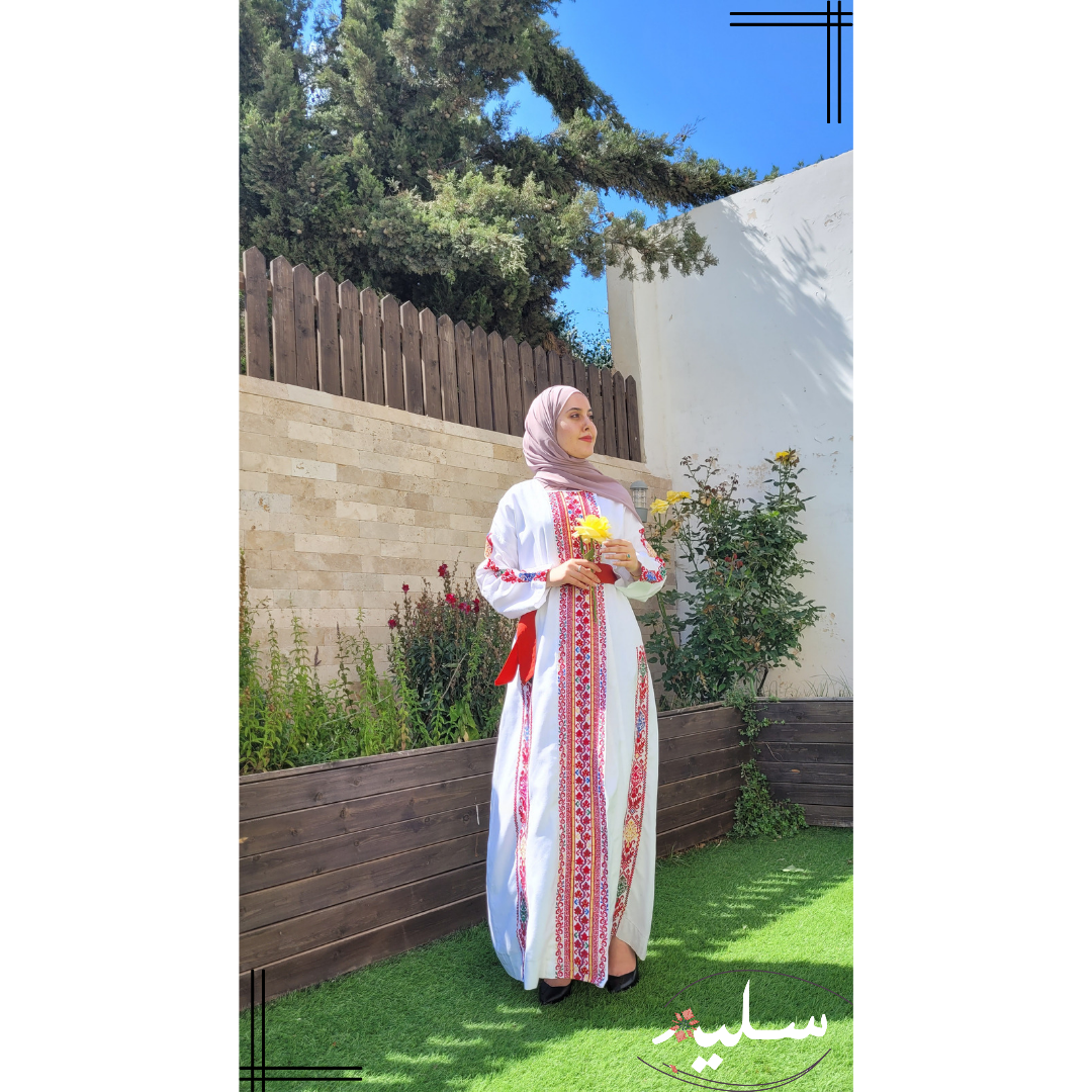 White abaya – عباية بيضاء من سليم
