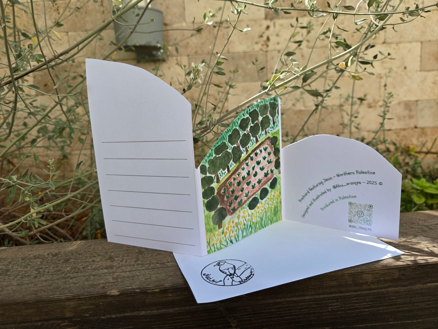 Northern Terrains of Jenin 3D Postcard