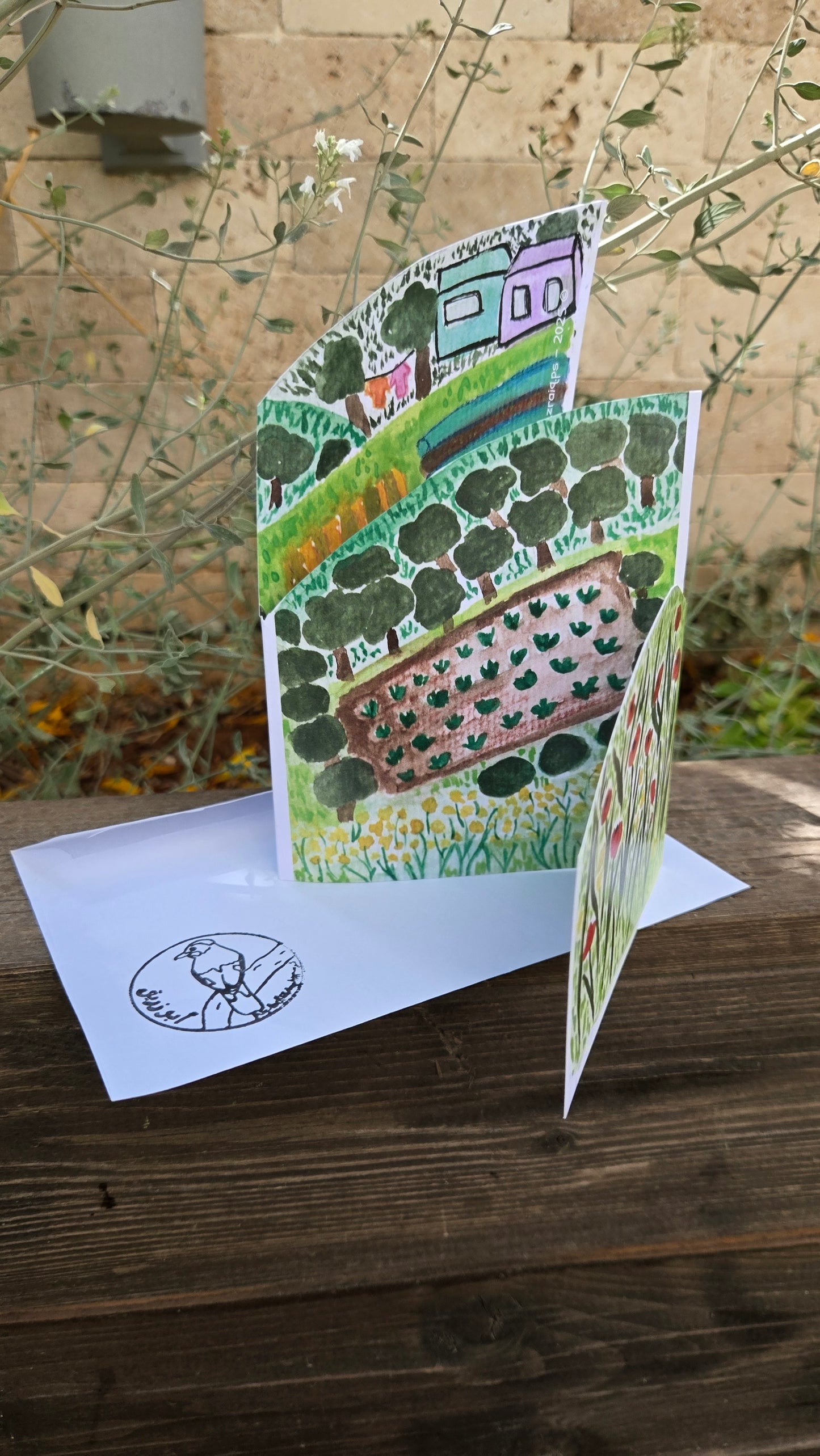 Northern Terrains of Jenin 3D Postcard
