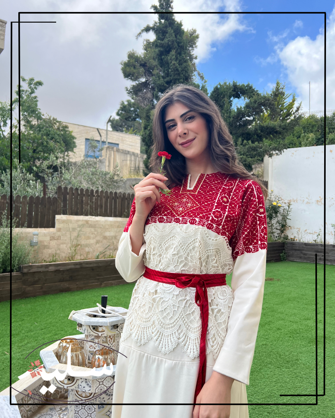 Mixed media dress – فستان فني من سليم