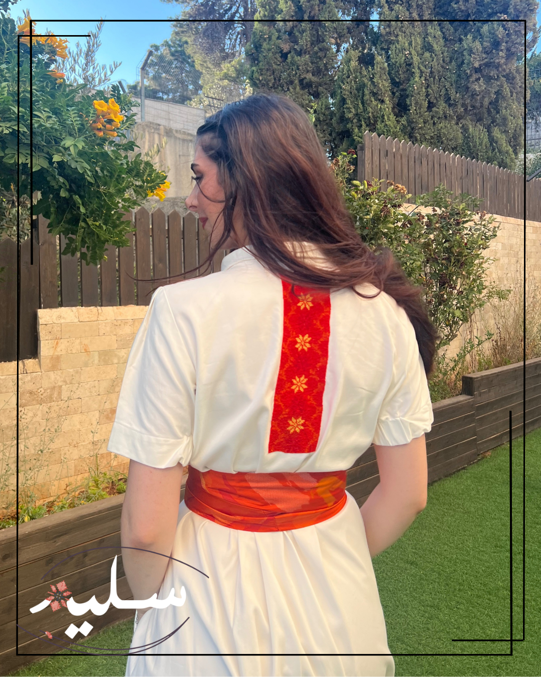 Midi Dress of Vibrant Elegance – فستان ميدي عملي بالوان الغروب
