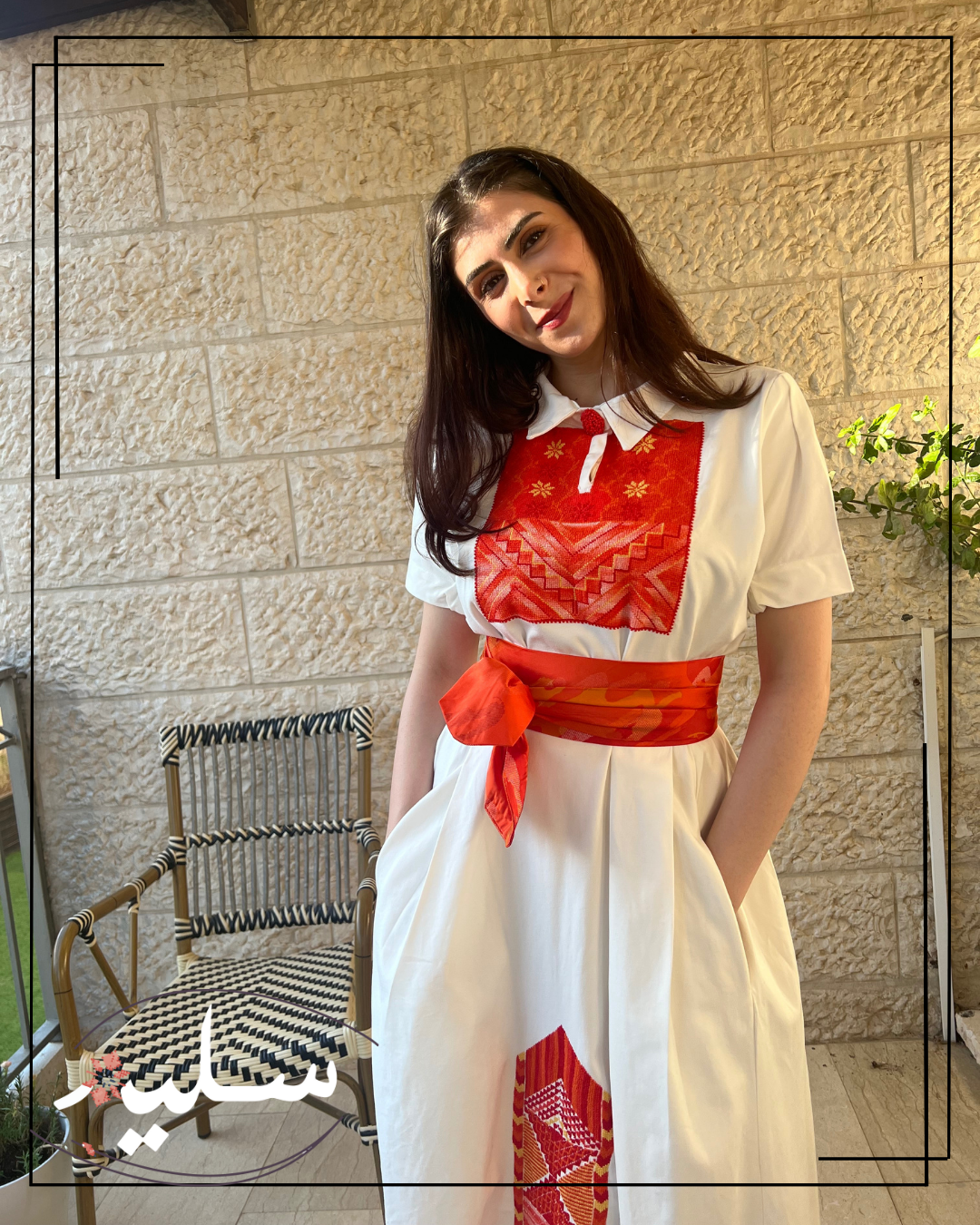 Midi Dress of Vibrant Elegance – فستان ميدي عملي بالوان الغروب