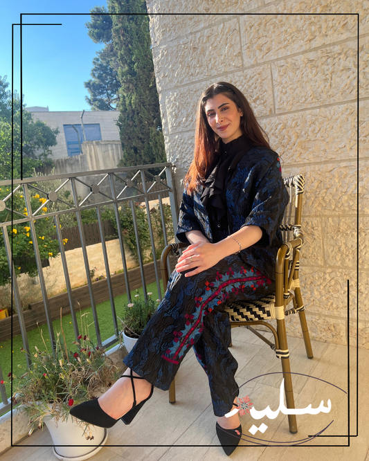 Jacquard Warmth in Graceful Shades set - طقم دفء الجاكار بظلال راقية