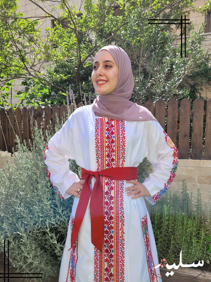 White abaya – عباية بيضاء من سليم