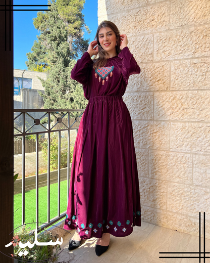Deep purple velvet set – طقم مخمل موف