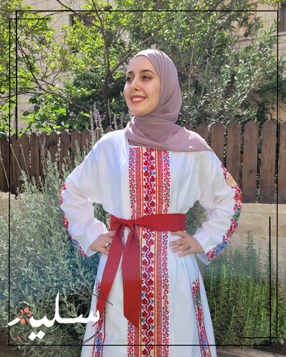 White abaya – عباية بيضاء من سليم