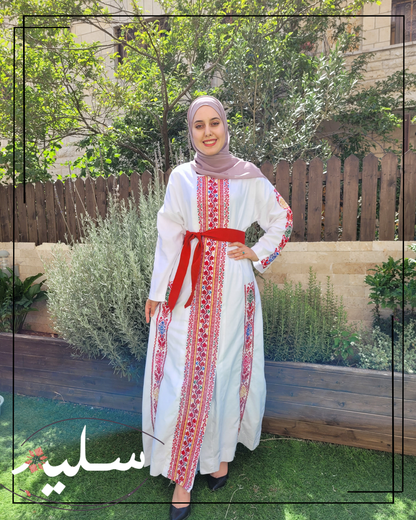 White abaya – عباية بيضاء من سليم